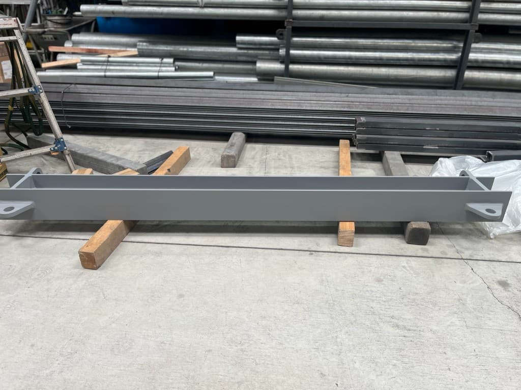 H鋼150×150の溶接構造品全体（全長3,500mm）